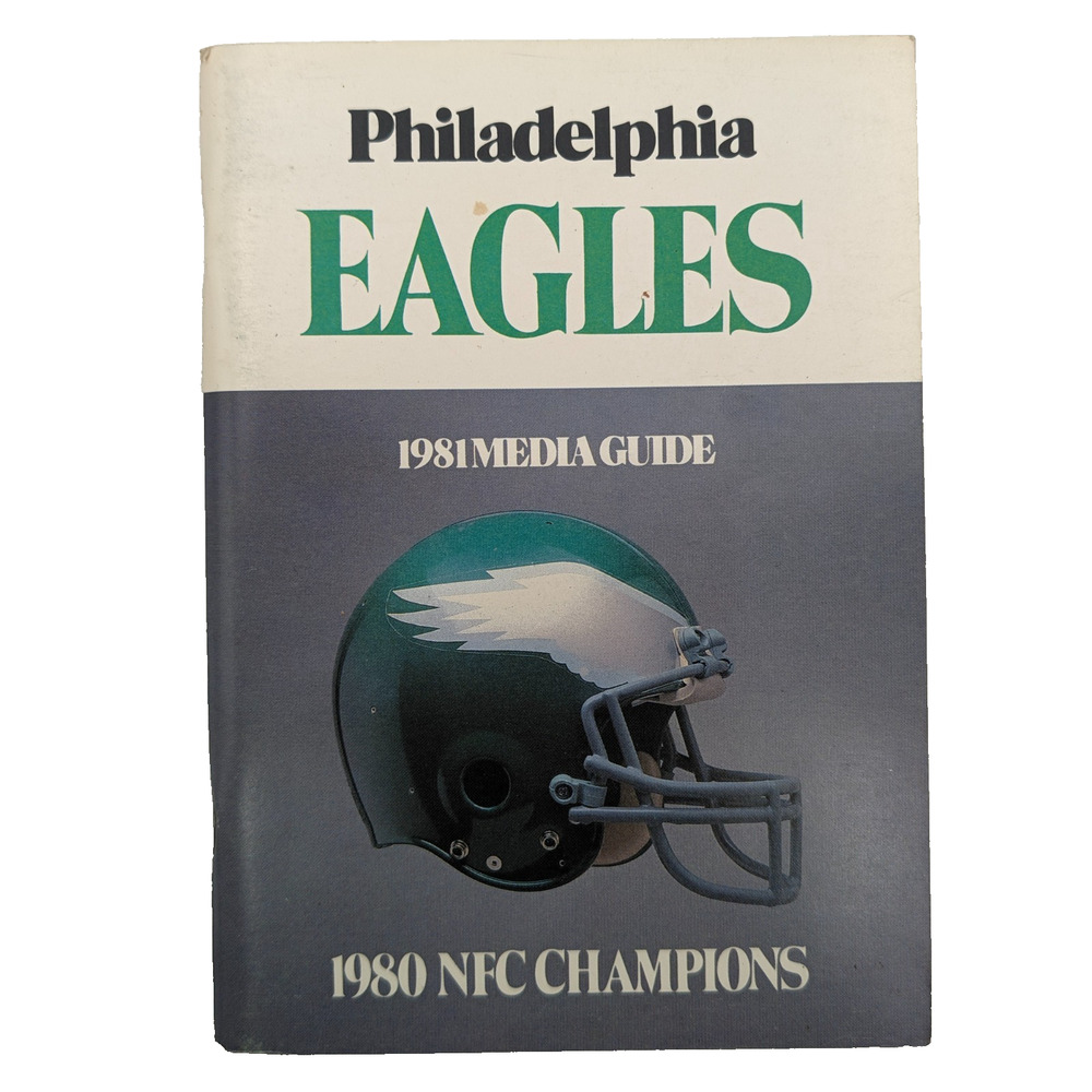 VTG 1981 Philadelphia Eagles Media Guide Press Guide Vintage NFL Football Book